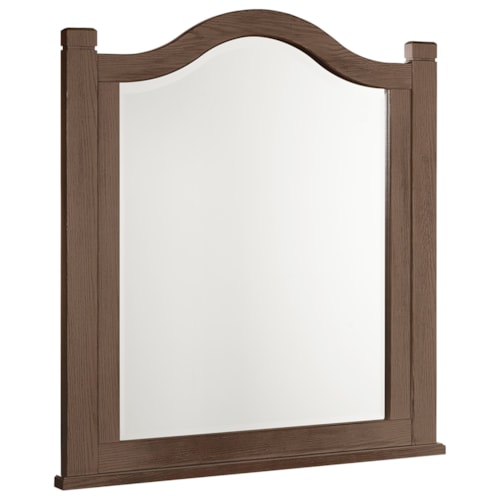 Transitional Arched Beveled Mirror