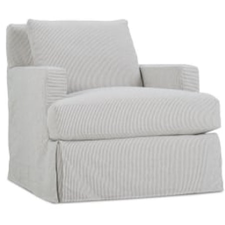 Swivel Chair with Slipcover