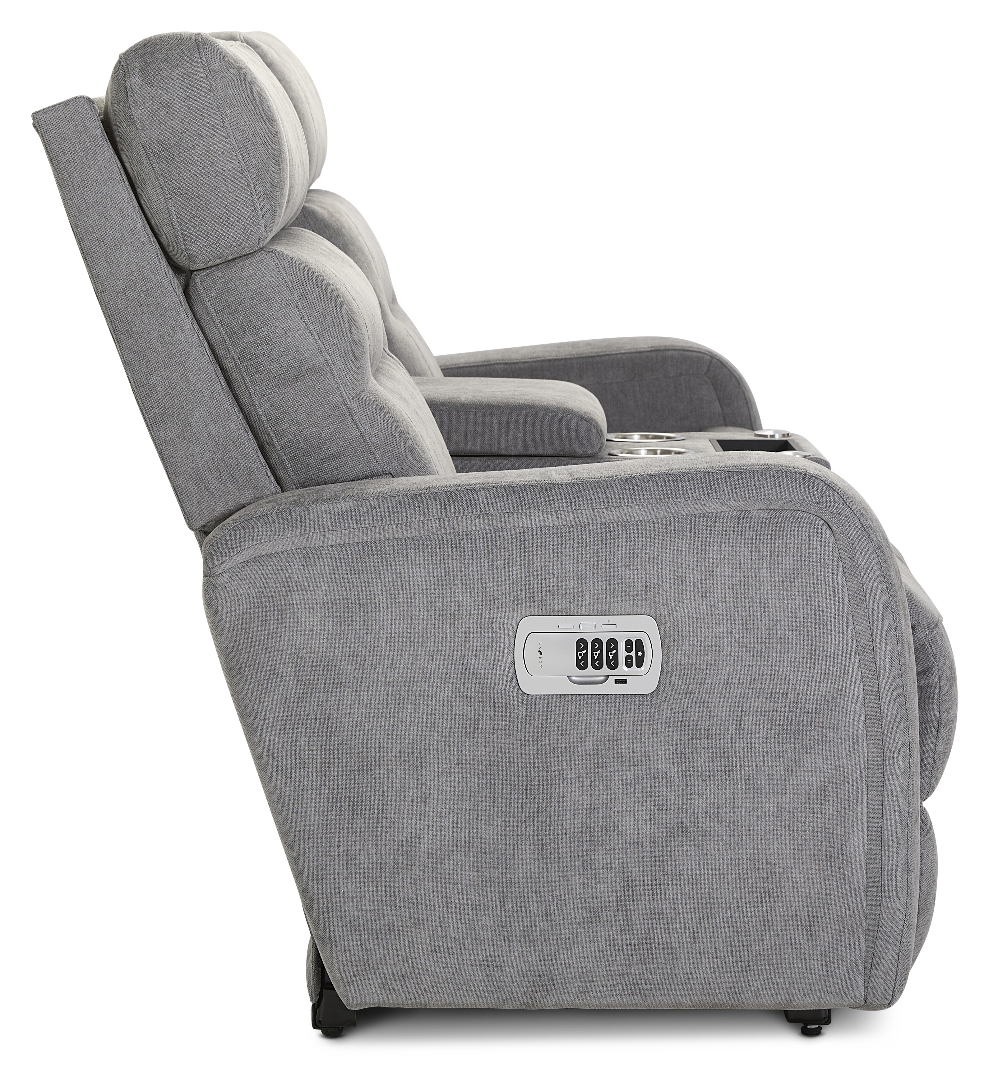 Pwr. Recline Wall Loveseat w/Console/HR&amp;Lum.