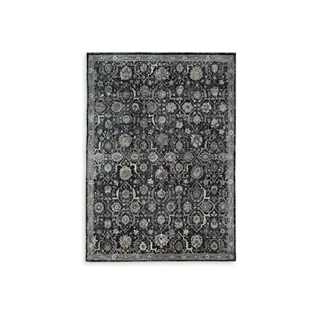 Traditional Woven 5'3" x 7'3" Rug