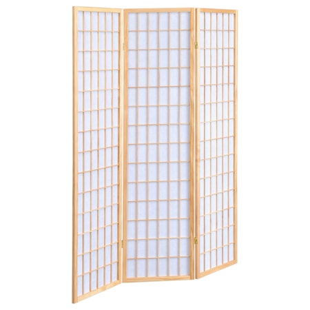 3-Panel Room Divider Folding Shoji Screen