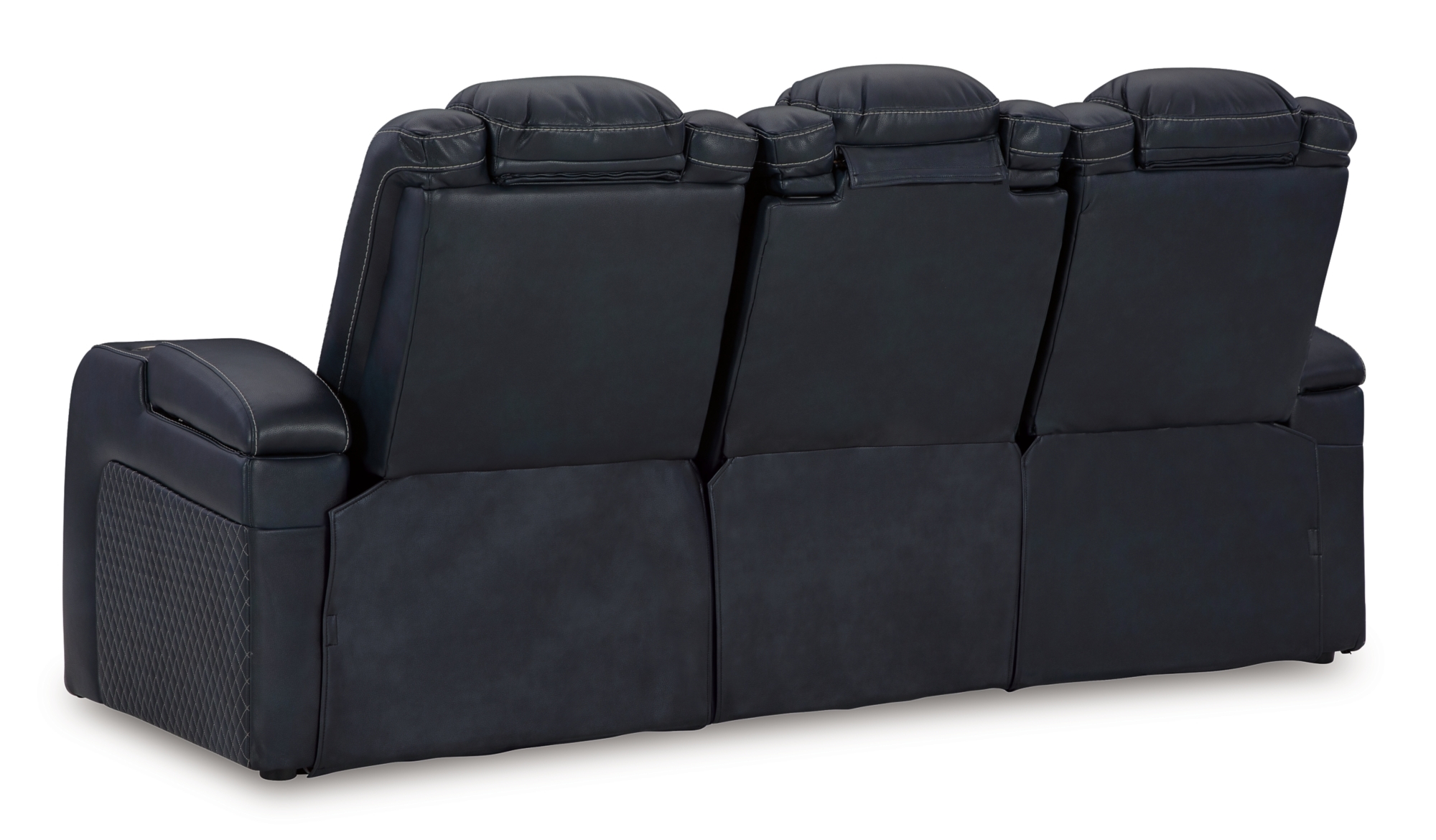 Signature Design by Ashley Fyne-Dyme Pwr Rec Sofa With Adj Headrest