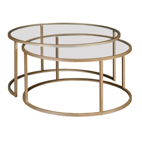 Contemporary Nesting Coffee Table Set