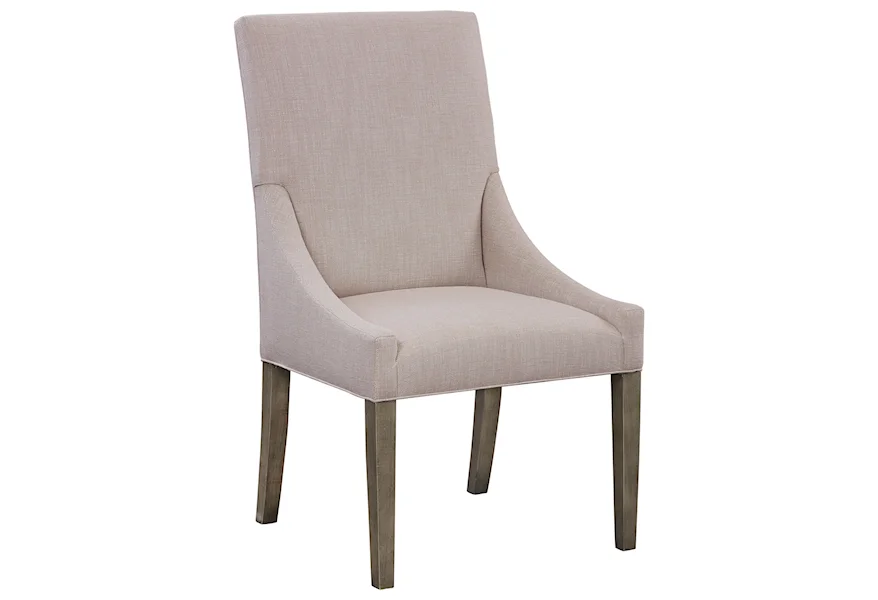 BenchMade Arm Chair by Bassett at Esprit Decor Home Furnishings