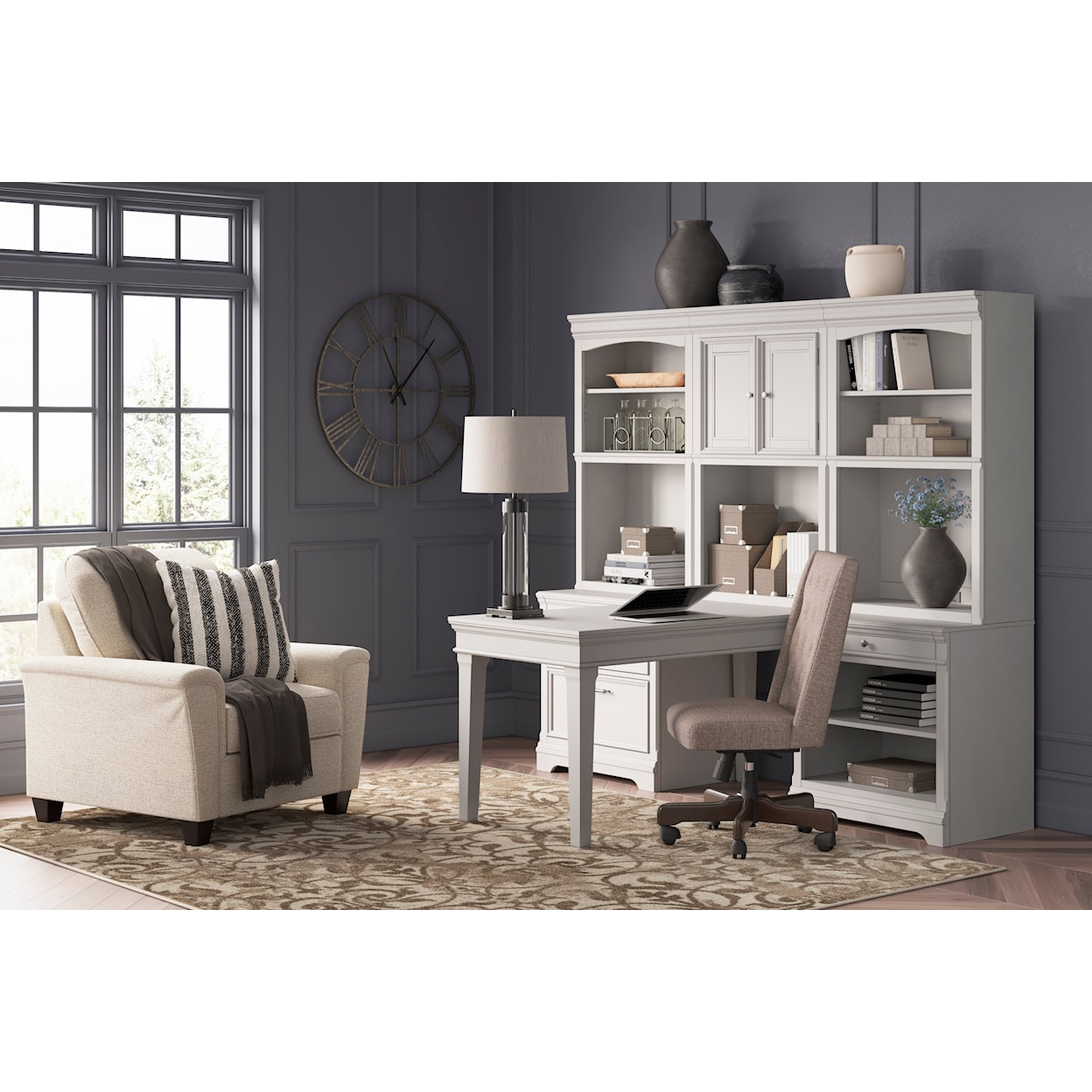 Signature Design by Ashley Kanwyn 6-Piece Peninsula Desk