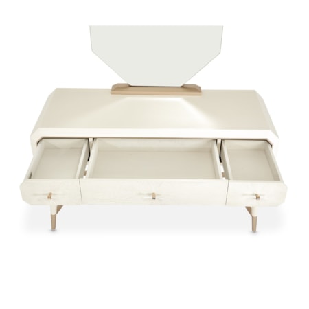 La Rachelle Vanity Desk - Champagne