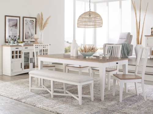 Farmhouse 6-Piece Dining Set with Buffet