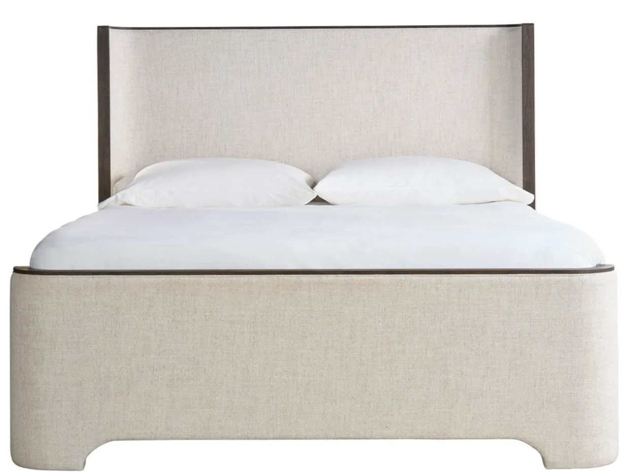 bdbd様　BS リネンSK ベージュ0 Universal Modern U470310B Sable Queen Upholstered Bed