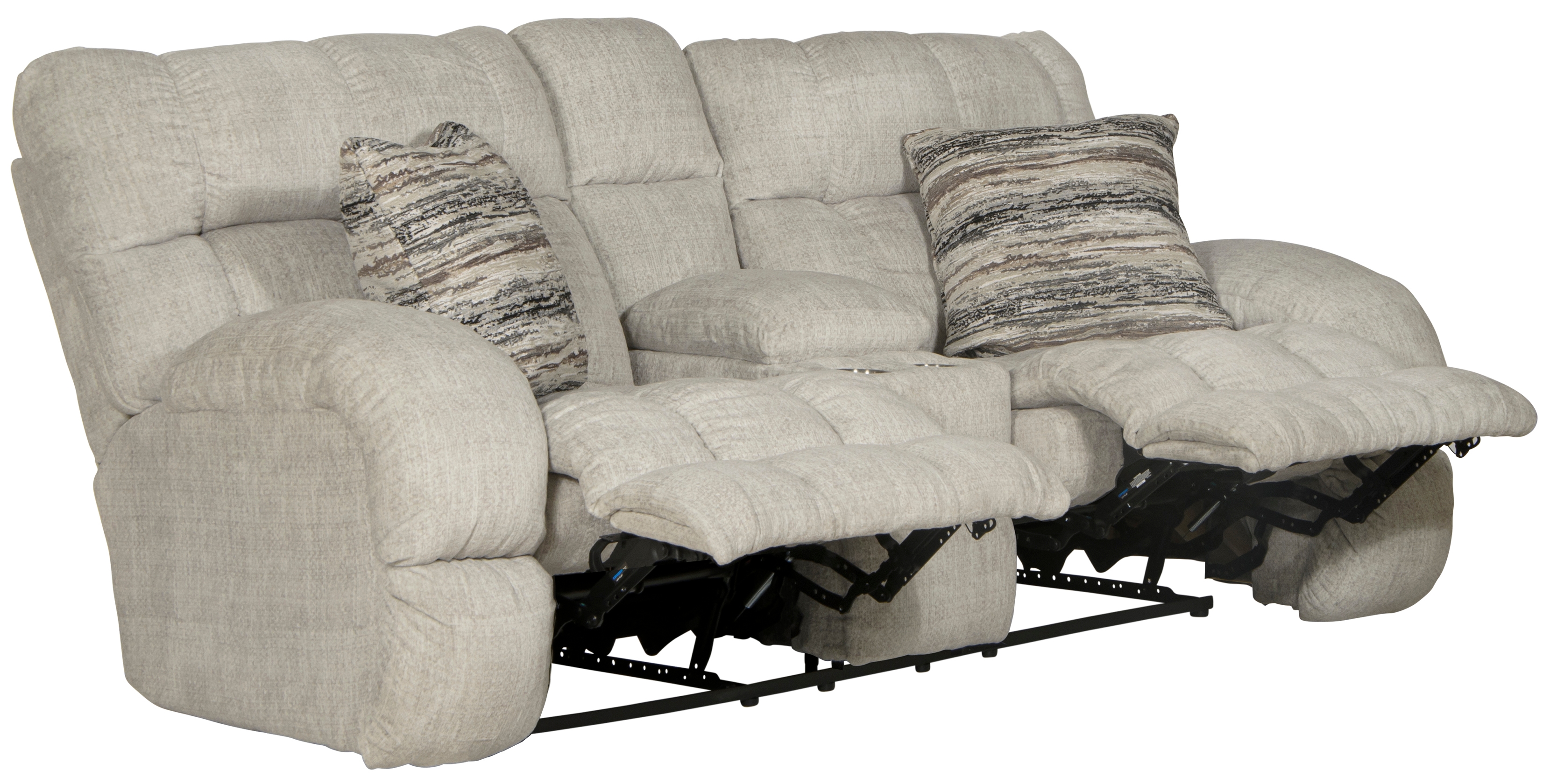 Catnapper Ashland Lay Flat Manual Reclining Console Loveseat