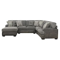 4-Piece Sectional with LSF Chaise
