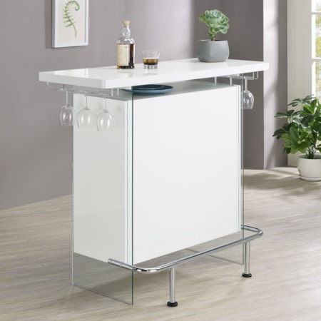 Acosta Freestanding Home Bar Wine Cabinet