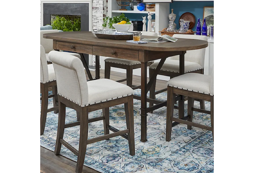 Hometown Blackwell Counter Height Table by Trisha Yearwood Home Collection by Klaussner at Powell's Furniture and Mattress