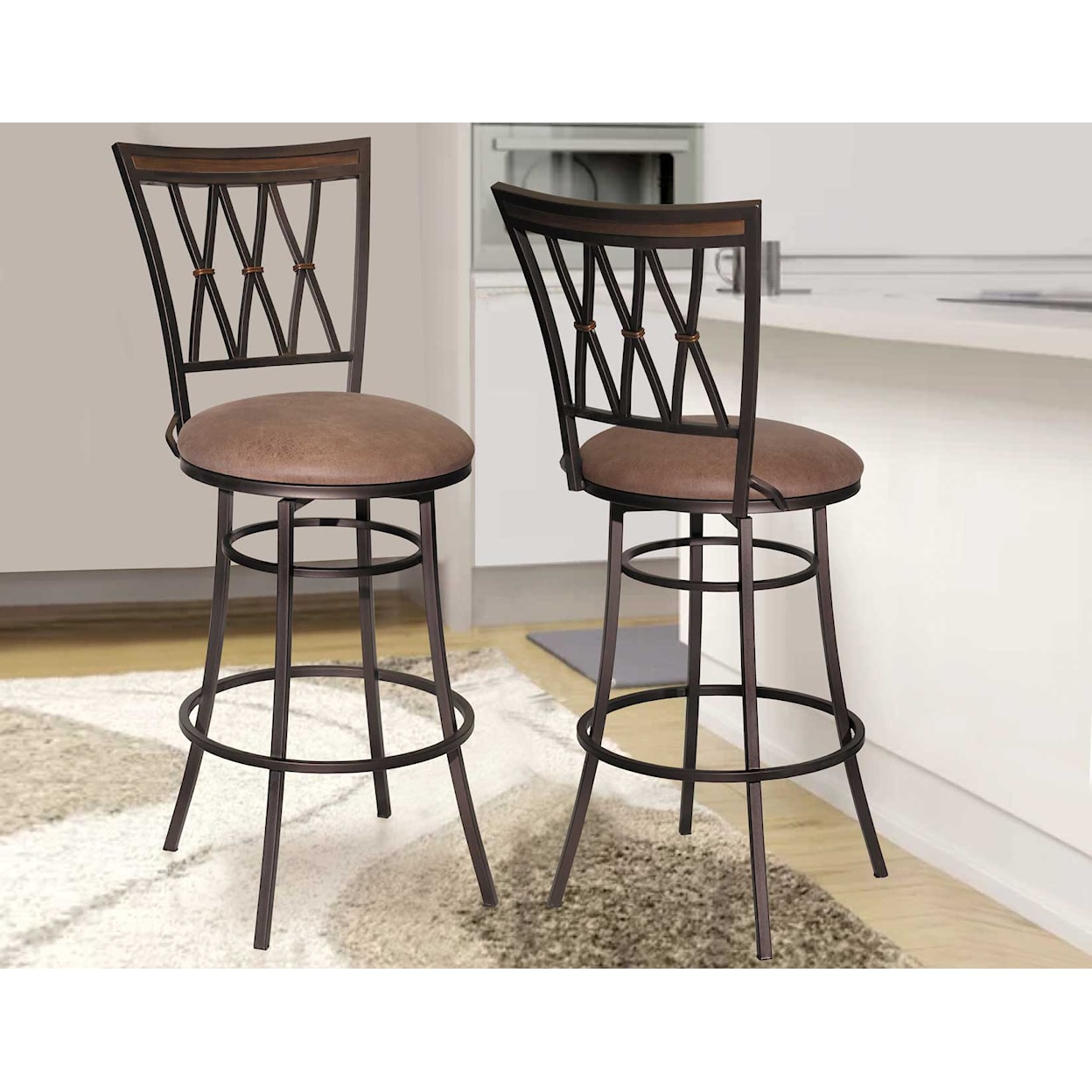 Steve Silver Sedona Swivel Bar Stool 