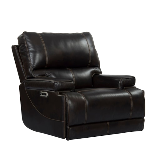 Casual Cordless Power Recliner with Power Headrest
