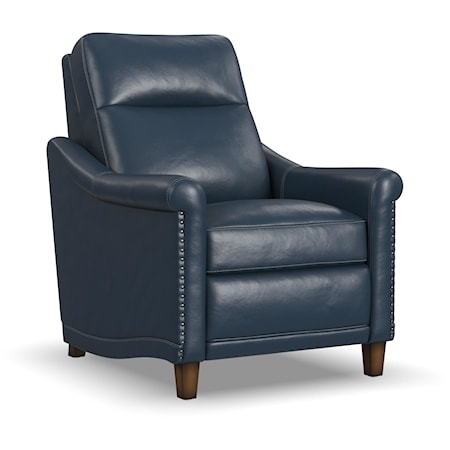 Transitional Power Recliner with Power Headrest