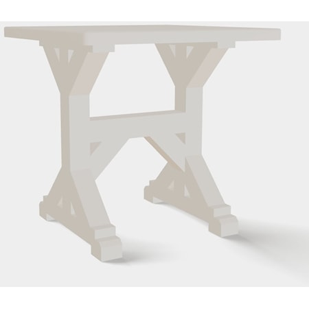 Customizable Barley End Square Table