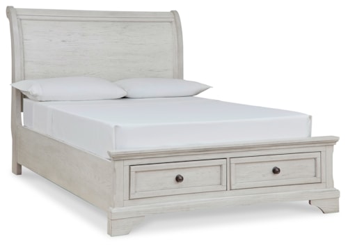 Full Sleigh Storage Bed
