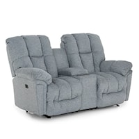 Casual Space Saver Console Loveseat