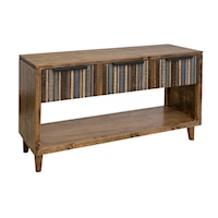 Coastal 3-Drawer Sofa Table