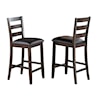 Crown Mark Tahoe 5 Piece Counter Height Table and Chairs Set