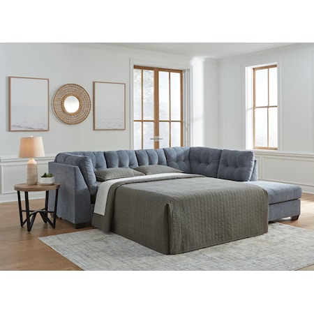 2-Piece Sleeper Sectional with Chaise