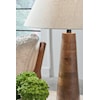 Ashley Furniture Signature Design Danset Wood Table Lamp