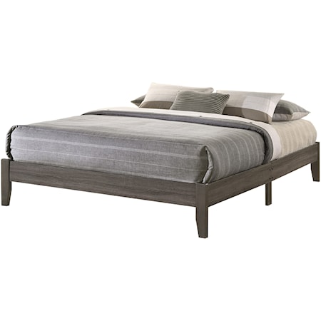 Contemporary Queen Platform Bed