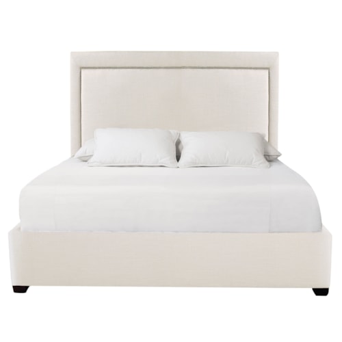 Morgan Fabric Panel Bed Extended Queen