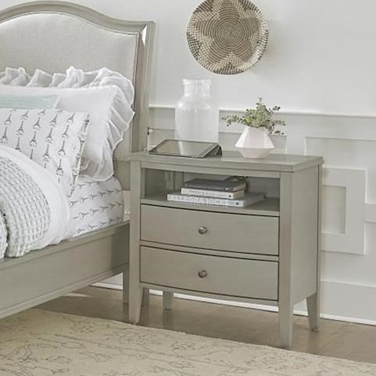 Aspenhome Charlotte 2 Drawer Nightstand