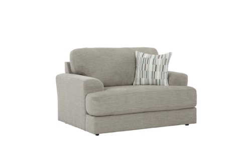 Balin Contemporary Upholstered Accent Chair & a Half