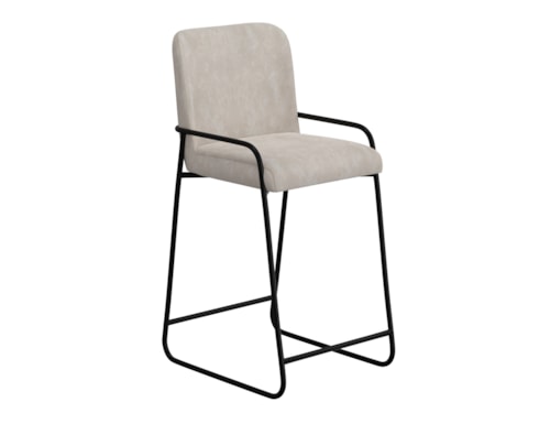 Transitional Upholstered 30" Barstool