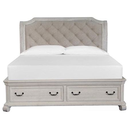 Queen Sleigh Storage Bed