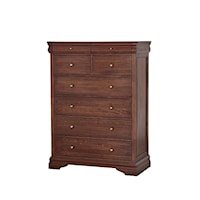Transitional 8-Drawer Chest of Drawers with Cedar-Lined Drawers