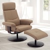 Progressive Furniture M165 Roma Recliner with Ottoman