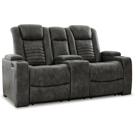 Power Reclining Loveseat w/ Console