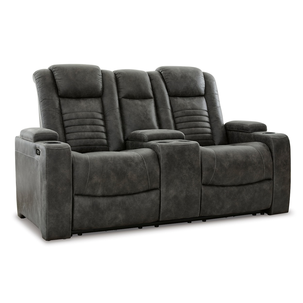 Signature Design Soundcheck Power Reclining Loveseat w/ Console