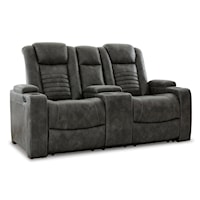 Power Reclining Loveseat w/ Console