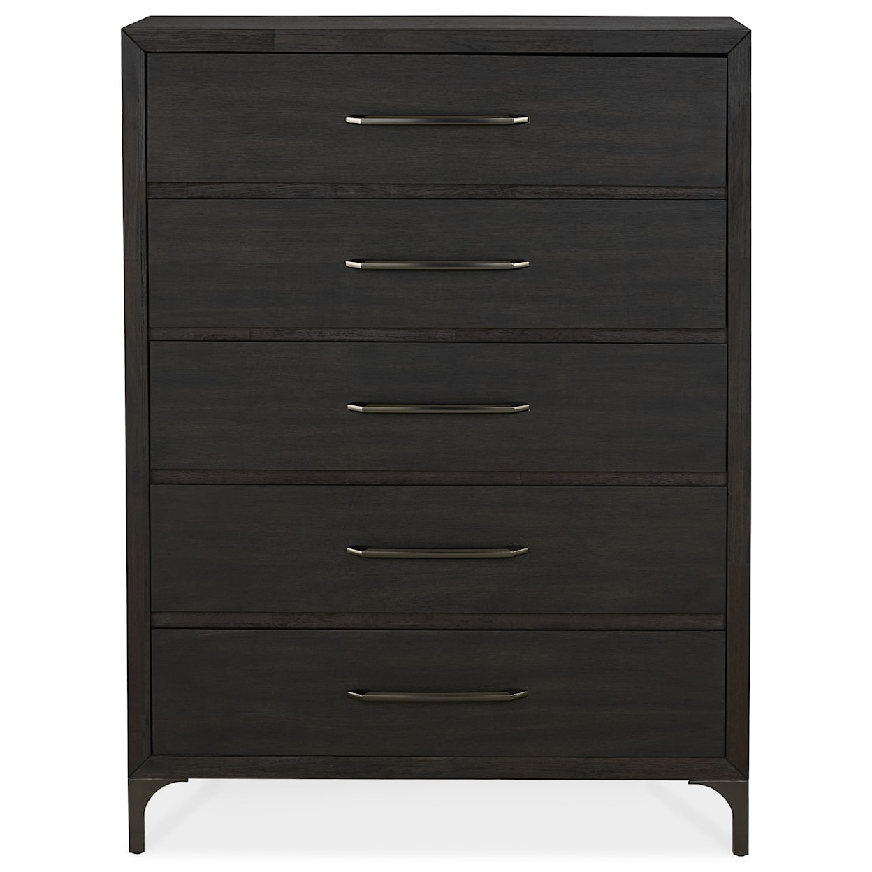 Modus International Lucerne 5-Drawer Chest in Vintage Coffee