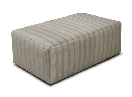 Casual Rectangular Cocktail Ottoman
