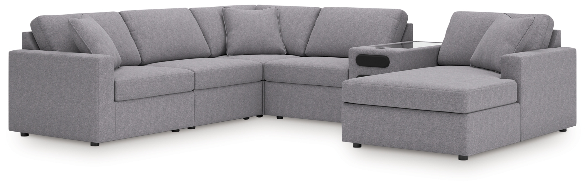 6-Piece Sectional With Audio System And Chaise
