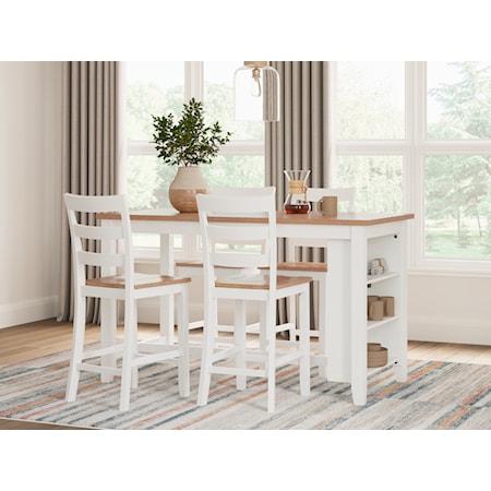 5-Piece Counter Height Dining Table