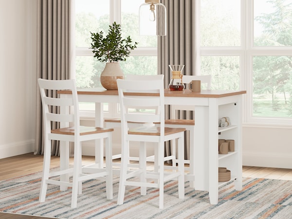 5-Piece Counter Height Dining Table