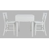 VFM Signature Eastern Tides 3 Piece Counter Table and Stool Set