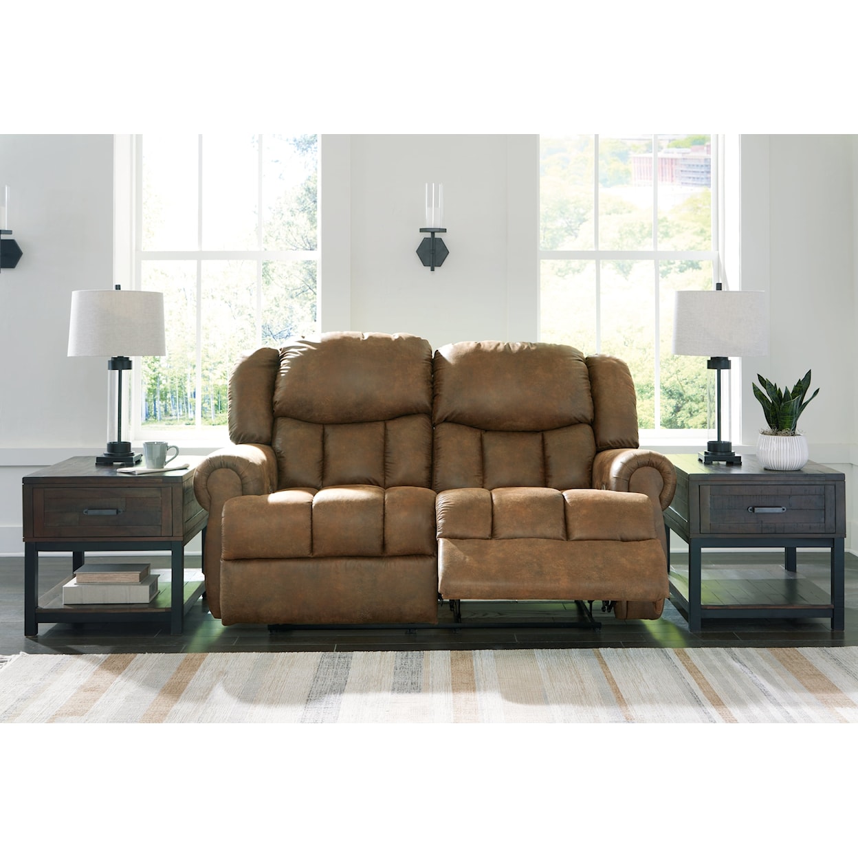 Signature Design by Ashley Furniture Boothbay Reclining Power Loveseat