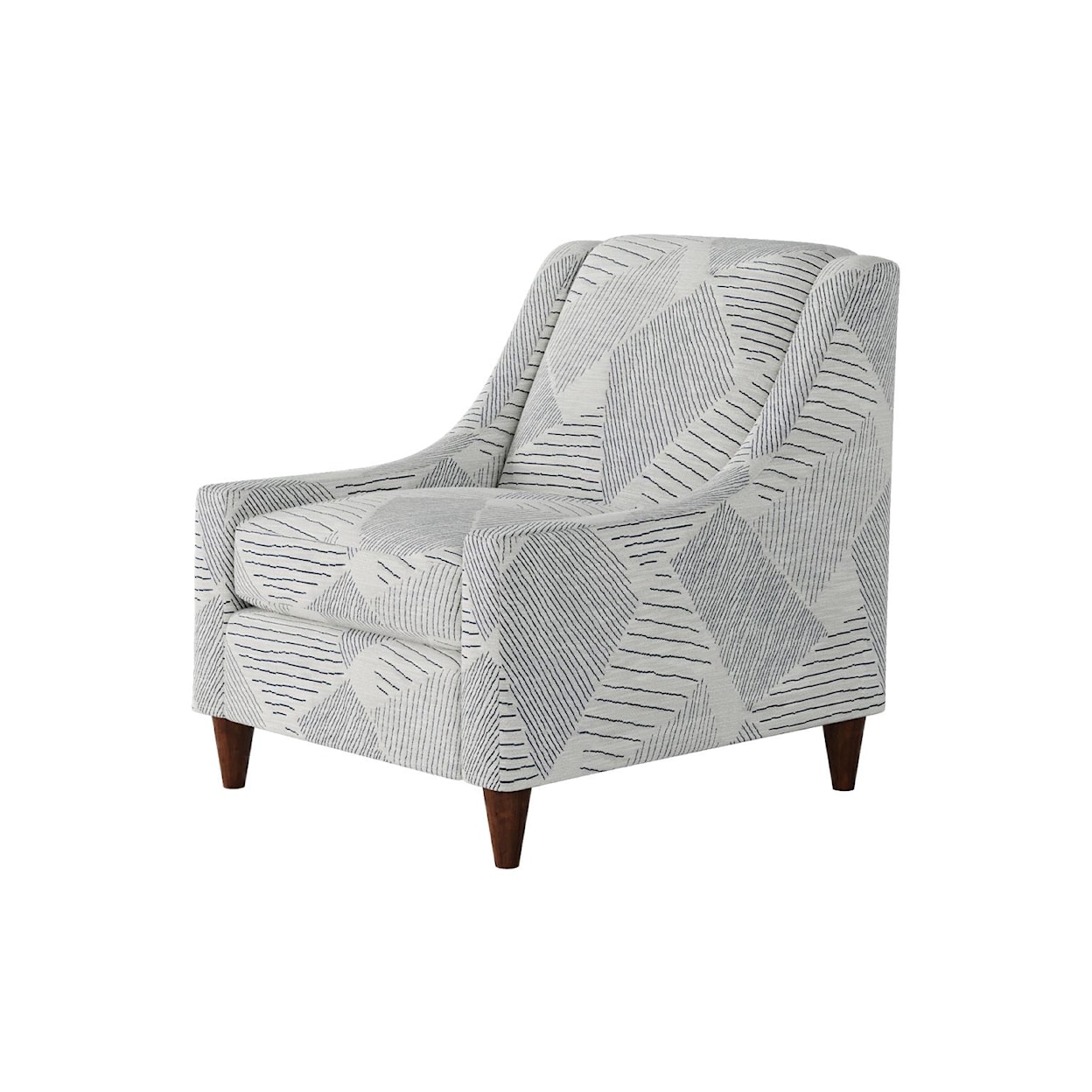 Fusion Furniture 7001 HARMER PLATINUM Accent Chair