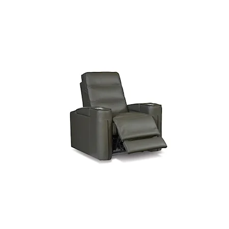Casual Recliner with Power Headrest and Power Lumbar