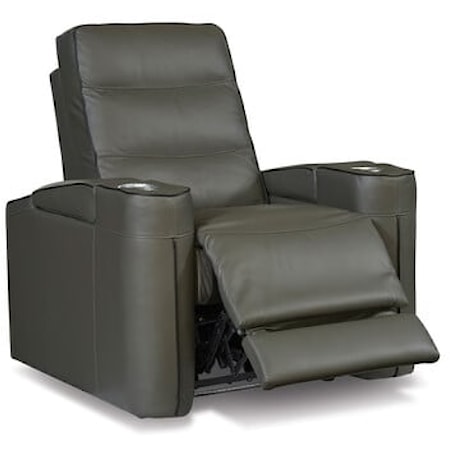 Casual Recliner with Power Headrest and Power Lumbar