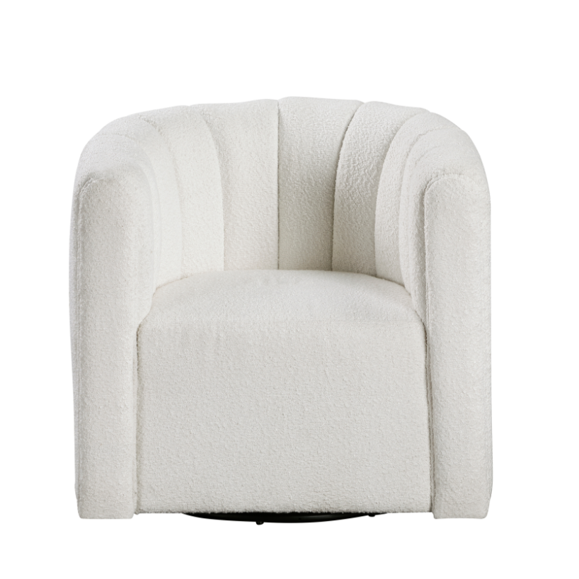 Swivel Chair with Ottoman