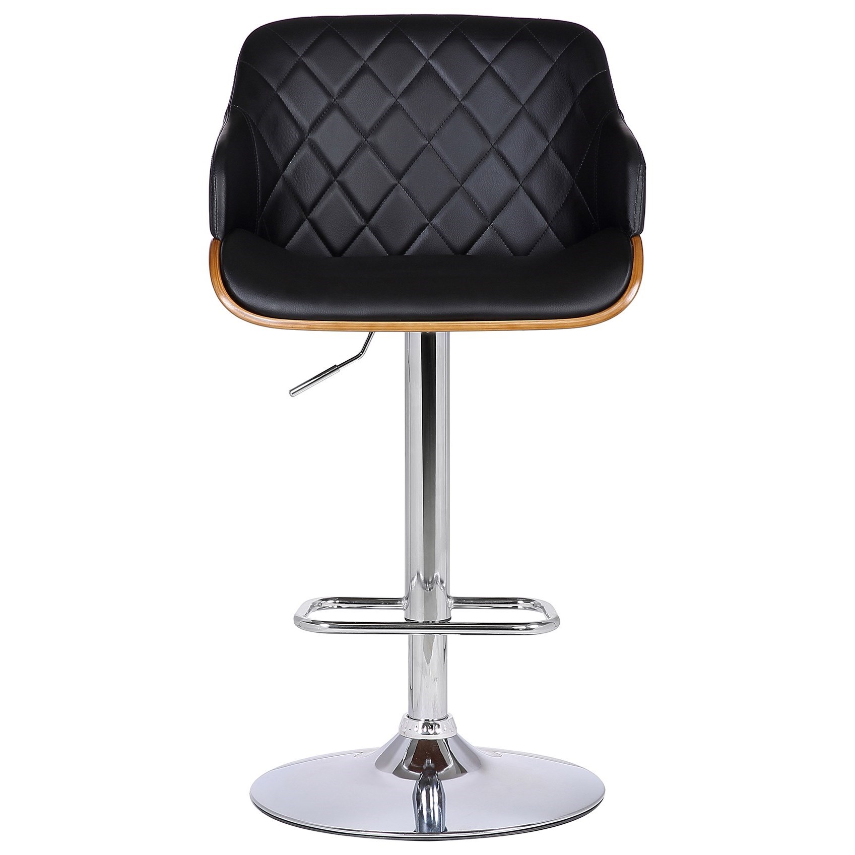 Armen Living Toby Upholstered Adjustable Bar Stool