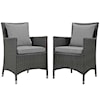 Modway Sojourn Outdoor 2 Piece Dining Set